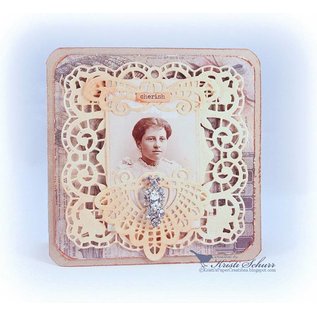 Spellbinders und Rayher Kutte og prege: Isadora Trinkets etset Die Shape Evner