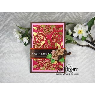 Spellbinders und Rayher Kutte og prege: Shape Evner Camellia etset Accents