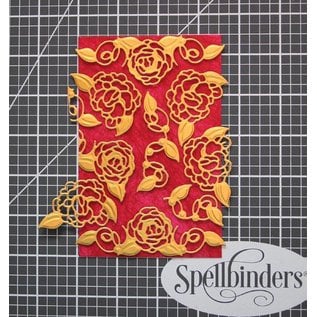 Spellbinders und Rayher cutting & Embossing: Shapeabilities Camellia Accents Etched