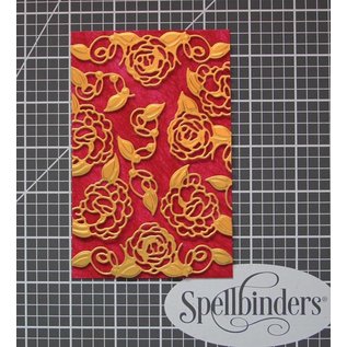 Spellbinders und Rayher Stanzschablonen: Shapeabilities Camellia Accents Etched