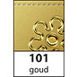 STICKER / AUTOCOLLANT Stickers, Jubileum Numbers in gold