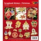 STICKER / AUTOCOLLANT Sticker with 18 detailed embossed Christmas motifs