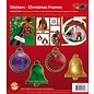 STICKER / AUTOCOLLANT Sticker: 6 boules de Noël et 6 klocken