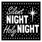 Schablonen, für verschiedene Techniken / Templates sjablonen universale, Silent Night