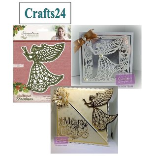 Crafter's Companion Progetto di Natale! Modello di perforazione: Angelo