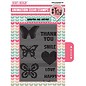 Uchi's Design Transparent Stempel: animation Vertical Butterfly