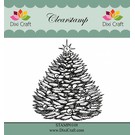 Stempel / Stamp: Transparent Gennemsigtige frimærker: juletræ