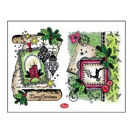 Stempel / Stamp: Transparent Transparent stempel: Decor Bla, Merry Christmas