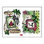 Stempel / Stamp: Transparent timbro trasparente: Decor Scroll, Buon Natale