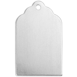 Embellishments / Verzierungen New here! 10 metal pendants: Mini metal plate with hanging loop - can be worked with an embossing tool.