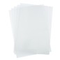 Karten und Scrapbooking Papier, Papier blöcke 5 feuilles A4 carton Perlmut, blanc