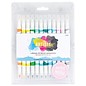 FARBE / STEMPELKISSEN Artiste Permanent Dual Tip Brush Marker, Color Pastels Collection