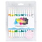 FARBE / STEMPELKISSEN Artiste Permanent Dual Tip Pinselmarker, Farbe Pastels Collection