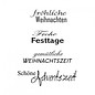 Stempel / Stamp: Transparent sellos transparentes, texto alemán