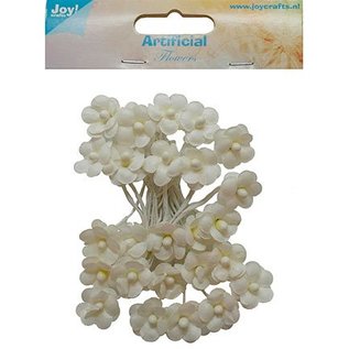 Embellishments / Verzierungen 25 bloemen Ivory