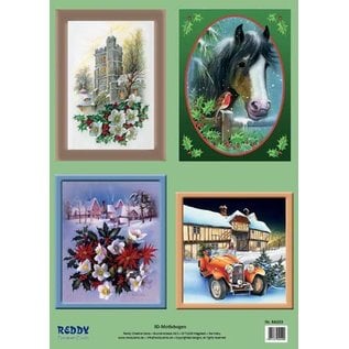 3D Punching Set Christmas scenes and motifs