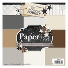 Karten und Scrapbooking Papier, Papier blöcke Designerblock 15,5 x 15,5cm: Frozen Forest