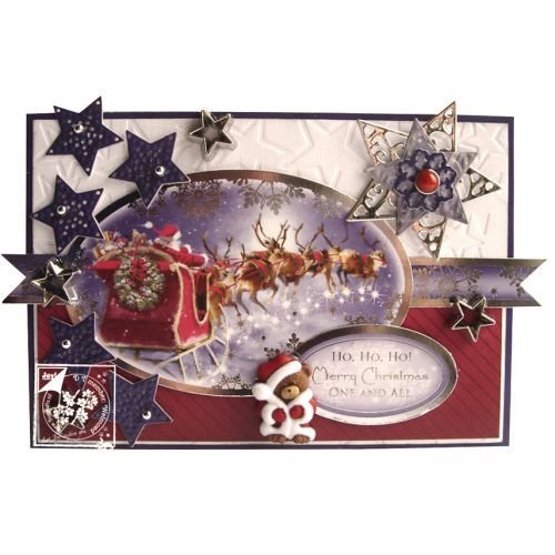 BASTELSETS / CRAFT KITS Prachtvolles Stanzset, zur Gestaltung von diverse Weinachtskarten + 2 Karten + Klebe Pads + Sticker BASTELSETS / CRAFT KITS Prachtvolles Stanzset, zur Gestaltung von diverse Weinachtskarten + 2 Karten + Klebe Pads + Sticker
