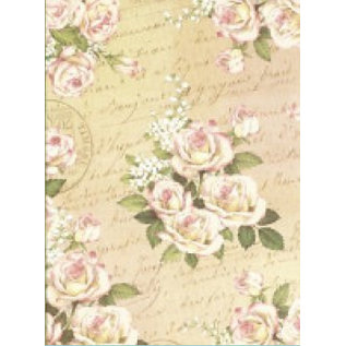 Designer Papier Scrapbooking: 30,5 x 30,5 cm Papier papier Designer, 30,5 x 30,5 cm, romantique Rose Design