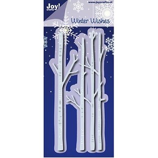 Joy!Crafts / Jeanine´s Art, Hobby Solutions Dies /  Cutting en Embossing Sjabloon: Winter Wishes - Berkenstammen