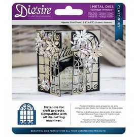 Die'sire Troquelado y estampado de plantilla: Ventana de la cabaña