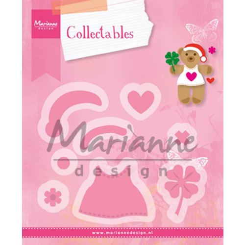 Marianne Design Cutting dies: Bear accessoiries Marianne Design Cutting dies: Bear accessoiries