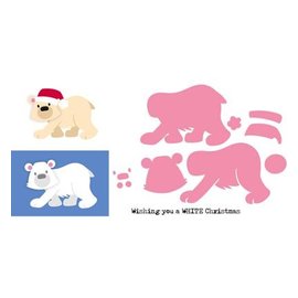 Marianne Design Stencils: Eline's Polar bear