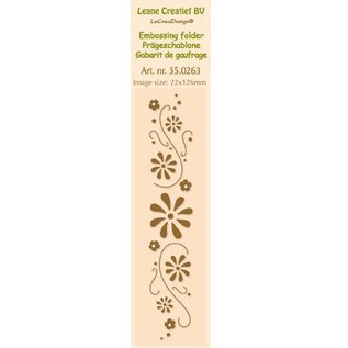 Leane Creatief - Lea'bilities und By Lene Embossing de carpeta, el tamaño de 24 x 122 cm