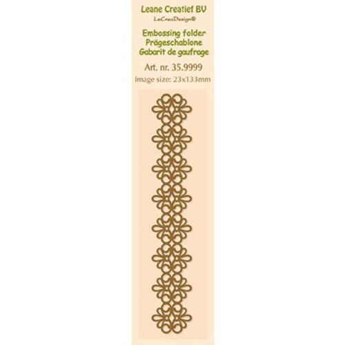 Leane Creatief - Lea'bilities und By Lene Gaufrage dossier, format 24 x 122 cm Leane Creatief - Lea'bilities und By Lene Gaufrage dossier, format 24 x 122 cm