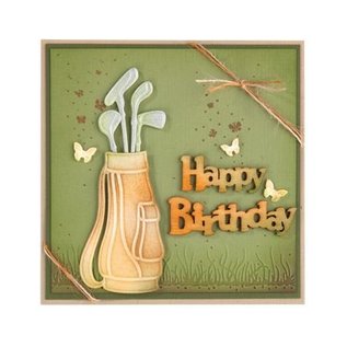 Leane Creatief - Lea'bilities und By Lene Embossing de carpeta, el tamaño de 24 x 122 cm