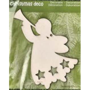 Holz, MDF, Pappe, Objekten zum Dekorieren decoraciones de Navidad de la madera: 1 Ángel de la Navidad