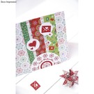 Stempel / Stamp: Holz / Wood 20% KORTING! Mini houten stempel set "Winter Wonderland"