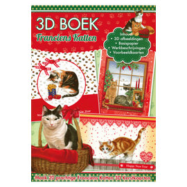 Bücher, Zeitschriften und CD / Magazines Craft book for the design of 20 Christmas cats, 3D cards