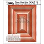 Crealies und CraftEmotions Bakker, 12 rektangler med åpen kamskjell maks. 12,5x16,5 cm