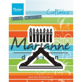 Marianne Design Corte y estampación plantillas: Velas