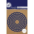 AURELIE AURELIE, Cutting en embossing Sjablonen: Circle Scalloped Nesting Die