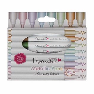 FARBE / STEMPELKISSEN Metallic pens (8pcs) - ball tip