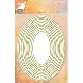 Joy!Crafts / Jeanine´s Art, Hobby Solutions Dies /  Corte y estampado SET, oval, 12 SET!