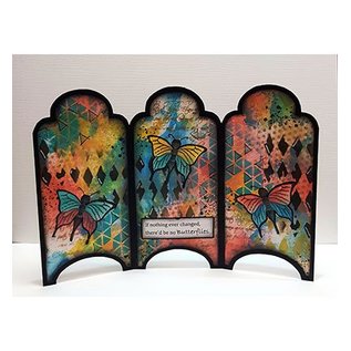 Dutch DooBaDoo Art template: Card Art Cabinet