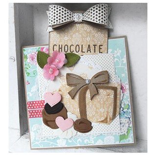 Marianne Design Stanz- und Prägeschablonen, Collectables - Box of Chocolates + stempelmotiv