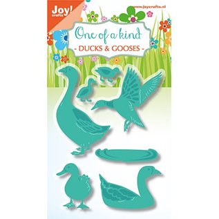 Joy!Crafts / Jeanine´s Art, Hobby Solutions Dies /  skjære- og pregemaler: Duck og gås