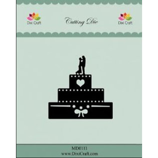 Die'sire cutting and embossing templates: wedding Cake