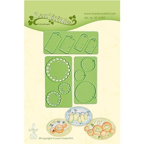 Leane Creatief - Lea'bilities und By Lene Snij en embossing Sjablonen: Kleine banners en labels Leane Creatief - Lea'bilities und By Lene Snij en embossing Sjablonen: Kleine banners en labels