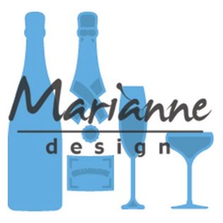 Marianne Design Corte y estampado de plantillas: Champagne