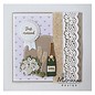 Marianne Design snij en embossing Sjabblonen: Champagne