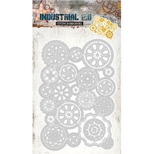 Studio Light Cutting and embossing Stencils: Industrial