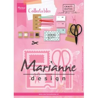 Marianne Design Couper et embosser des pochoirs: les dates d'artisanat d'Eline