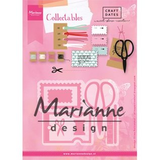 Marianne Design cutting and embossing Stencils: Eline's craft dates