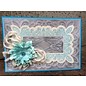 CREATIVE EXPRESSIONS und COUTURE CREATIONS Taglio e goffratura Stencil: cornice decorativa, 5 parti, formato più grande: 8 x 13 cm