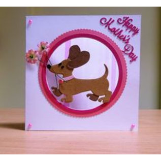 Marianne Design Punching and embossing template, dog